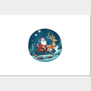 Santa Claus Posters and Art